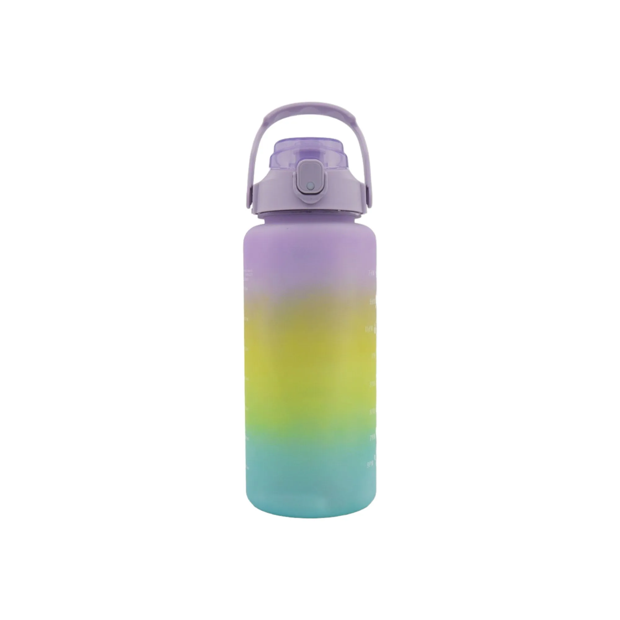 Rainbow Motivational Sports Water Bottle 3-Piece Set