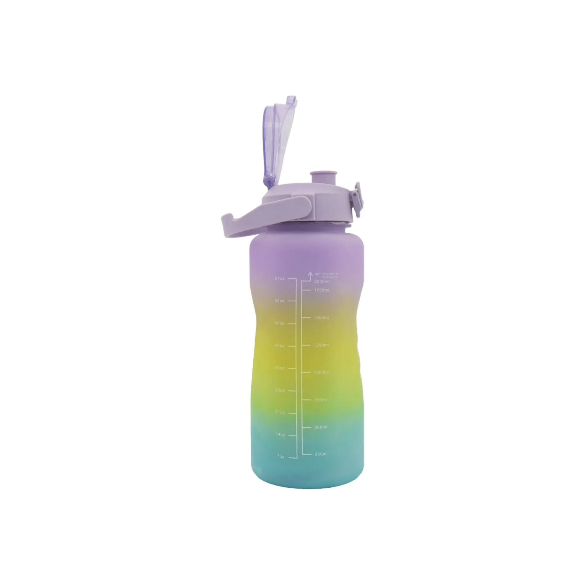 Rainbow Motivational Sports Water Bottle 3-Piece Set