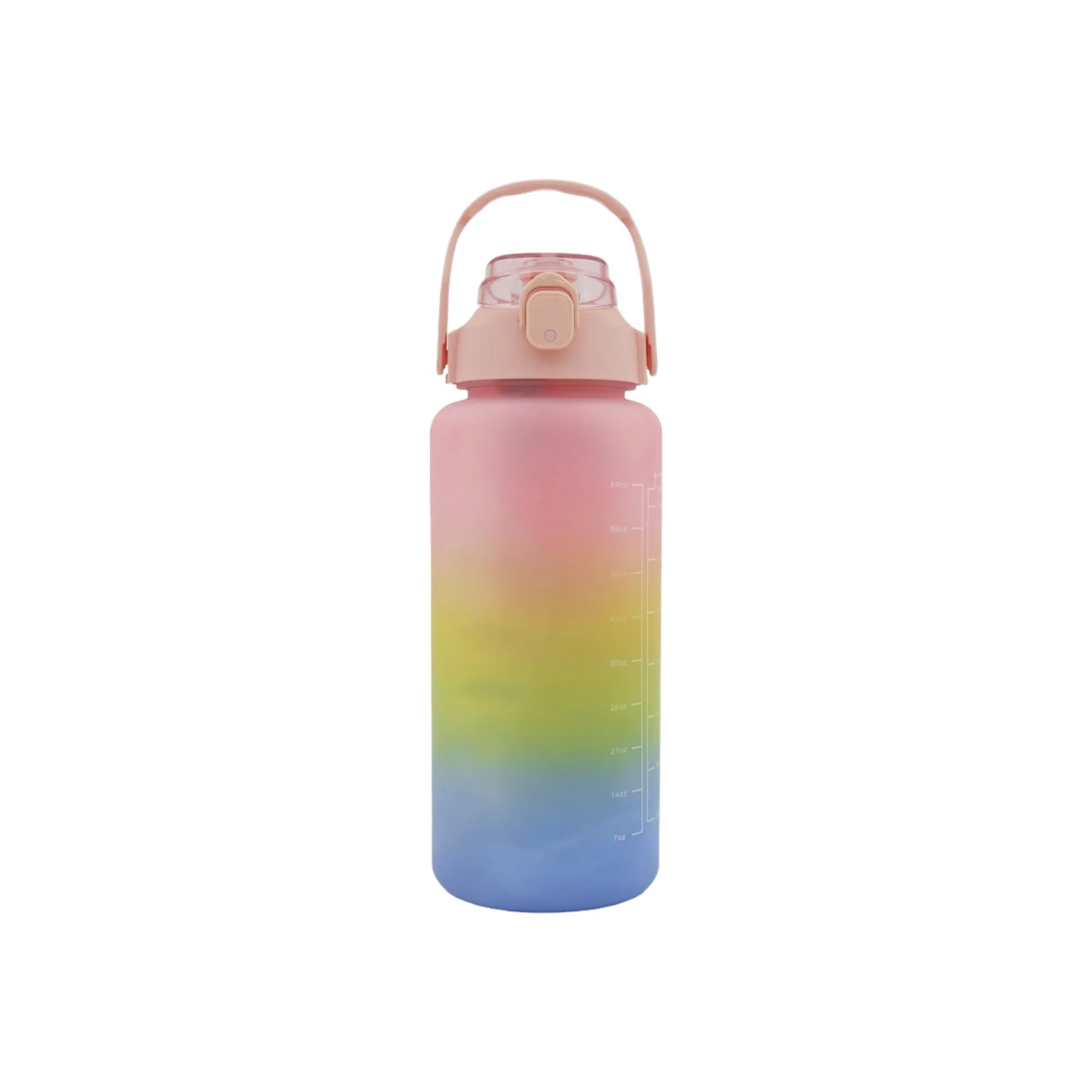 Rainbow Motivational Sports Water Bottle 3-Piece Set