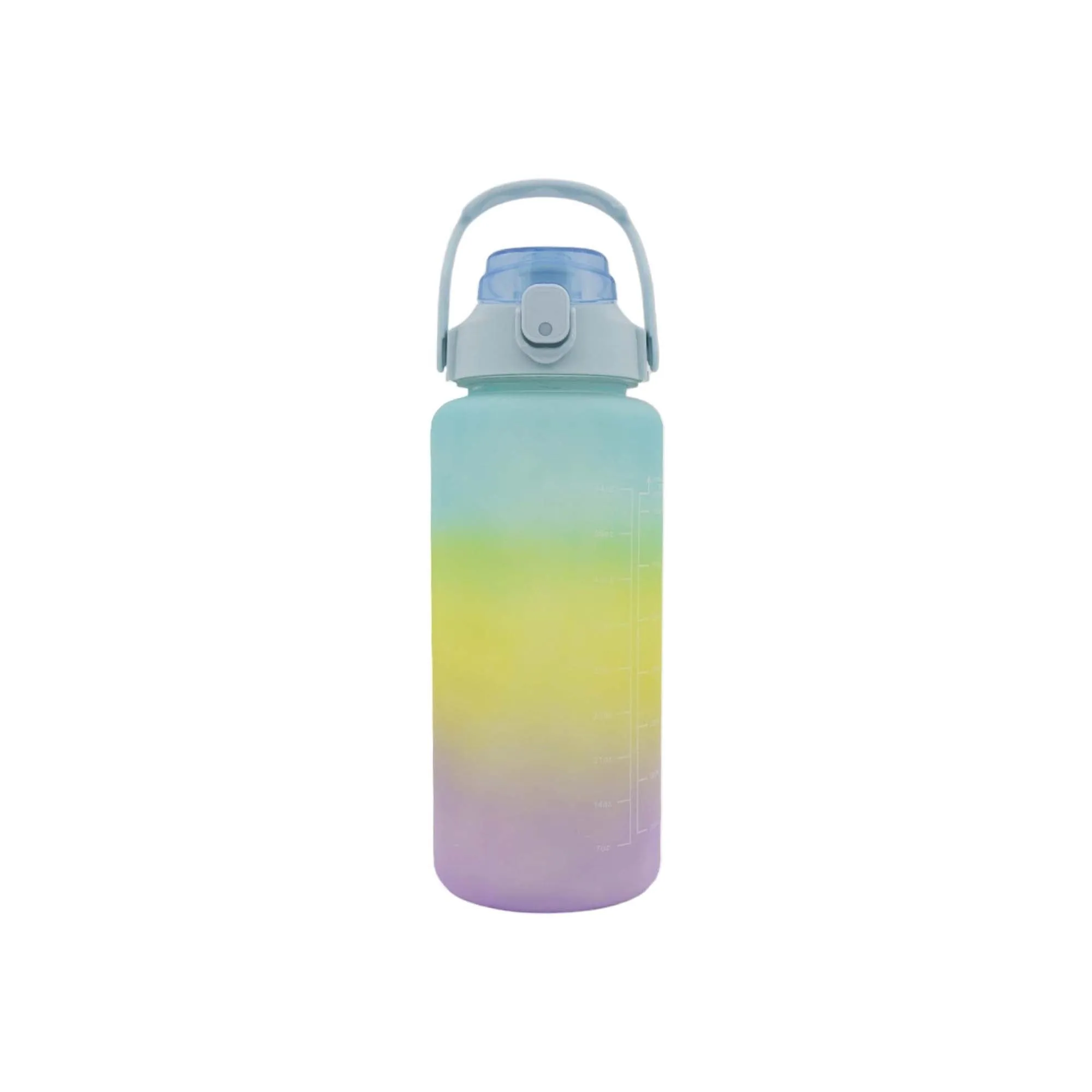 Rainbow Motivational Sports Water Bottle 3-Piece Set