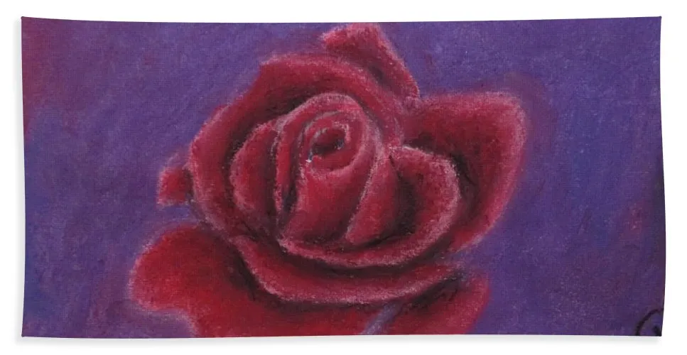 Rosy Rose ~ Bath Towel