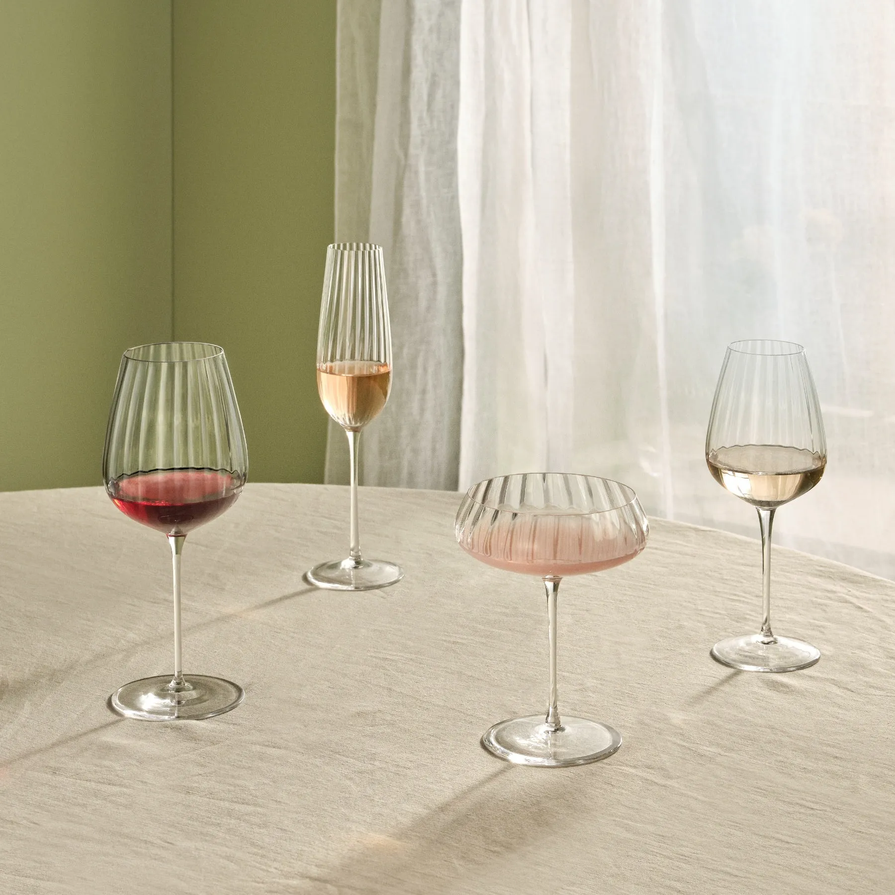 Round Up Set of 2 Coupe glasses