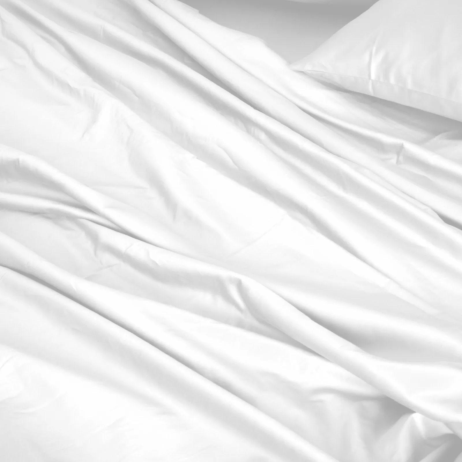 Royal Comfort 1000TC Hotel Grade Bamboo Cotton Sheets Pillowcases Set Ultrasoft Queen White