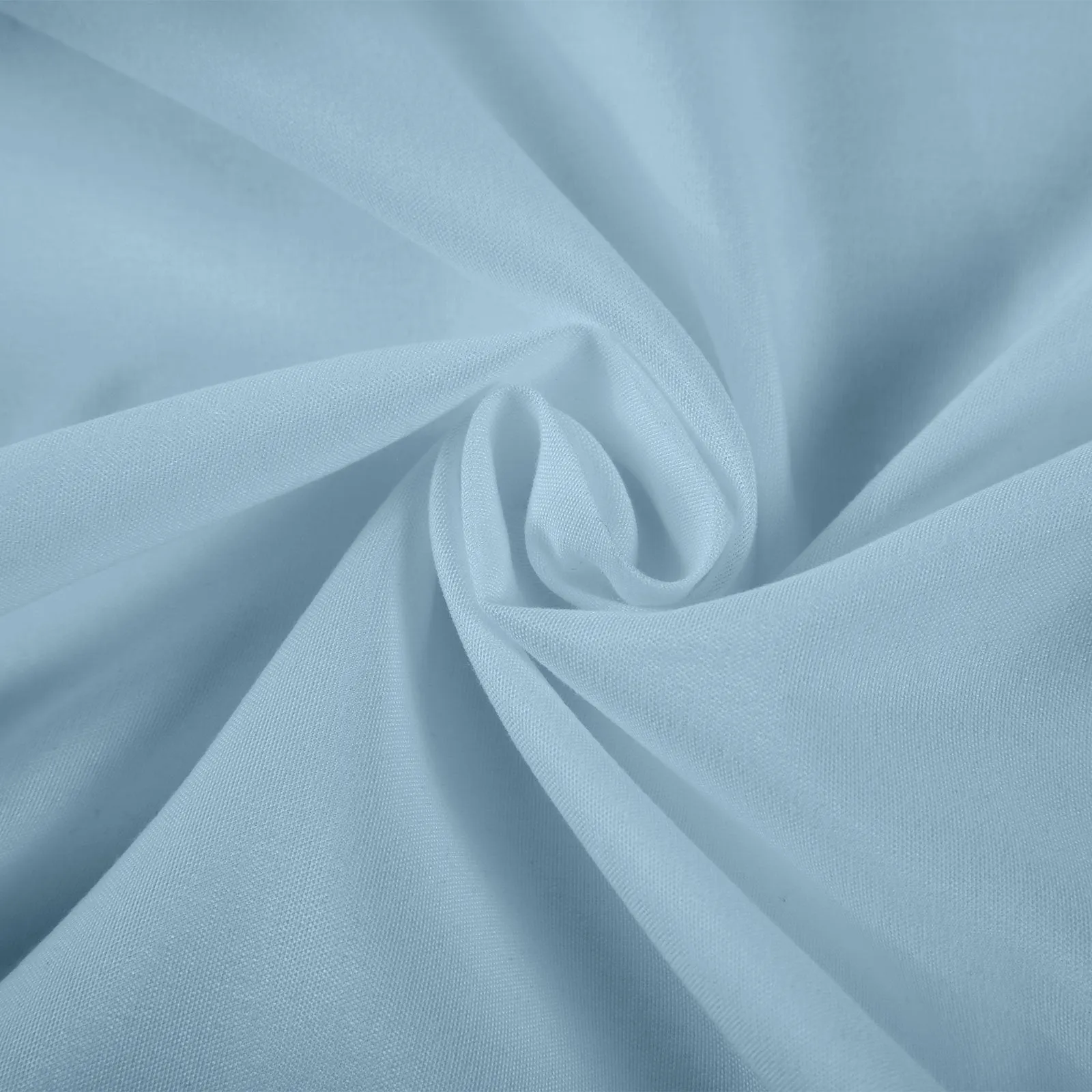 Royal Comfort 1200 Thread Count Sheet Set 4 Piece Ultra Soft Satin Weave Finish Queen Sky Blue