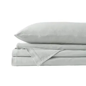 Royal Comfort Jersey Cotton Quilt Cover Set  Queen Grey Marle