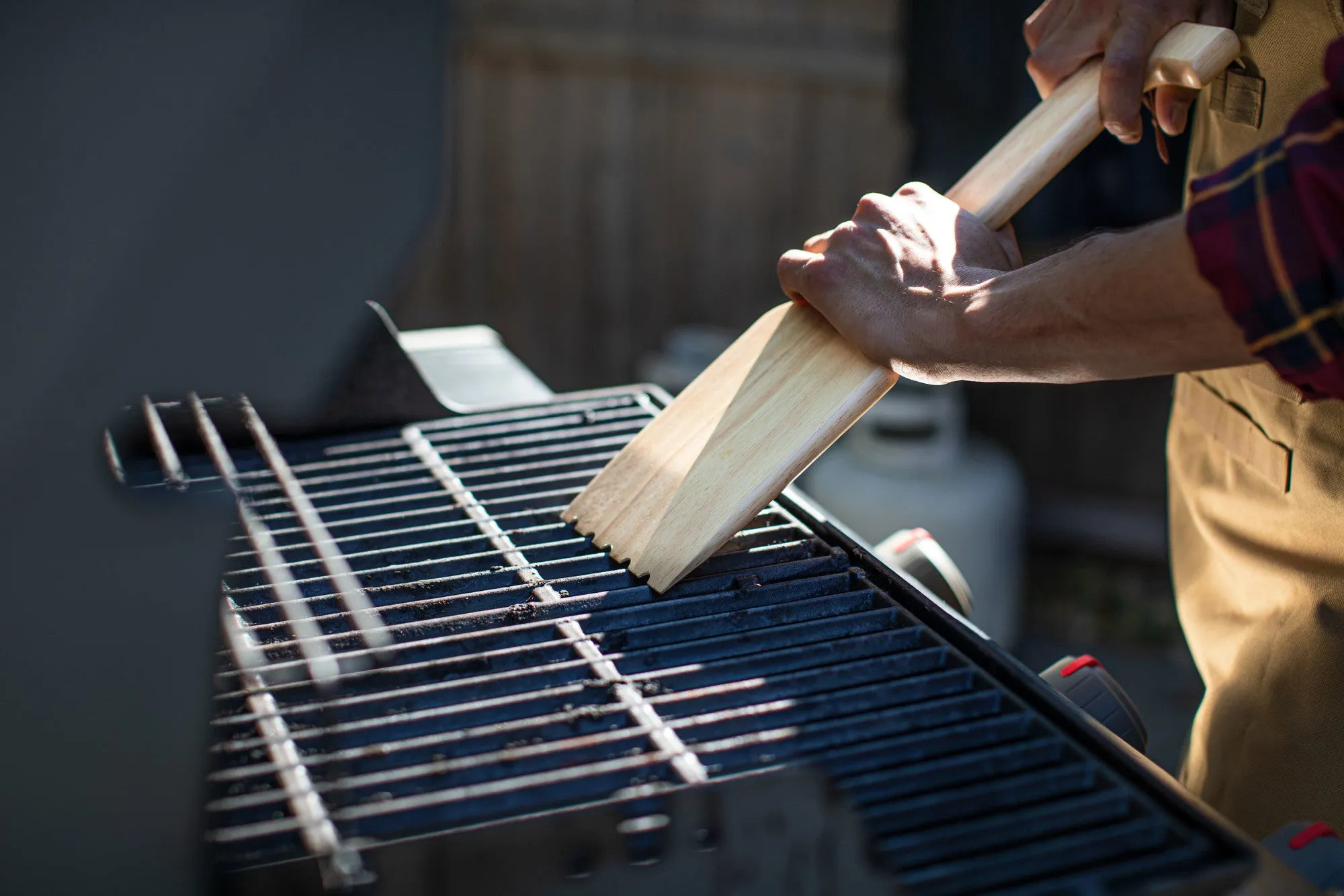 San Francisco 49ers - Hardwood BBQ Grill Scraper with Bottle Opener