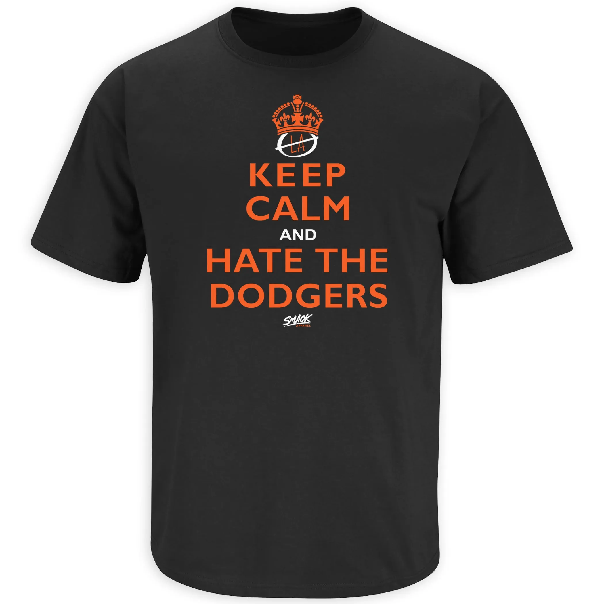 San Francisco Baseball Fans. Keep Calm Black T Shirt (S-5X)