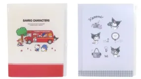 Sanrio File Folder w/ Zipper (6-Pocket)