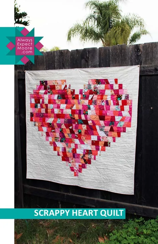 Scrappy Heart Quilt