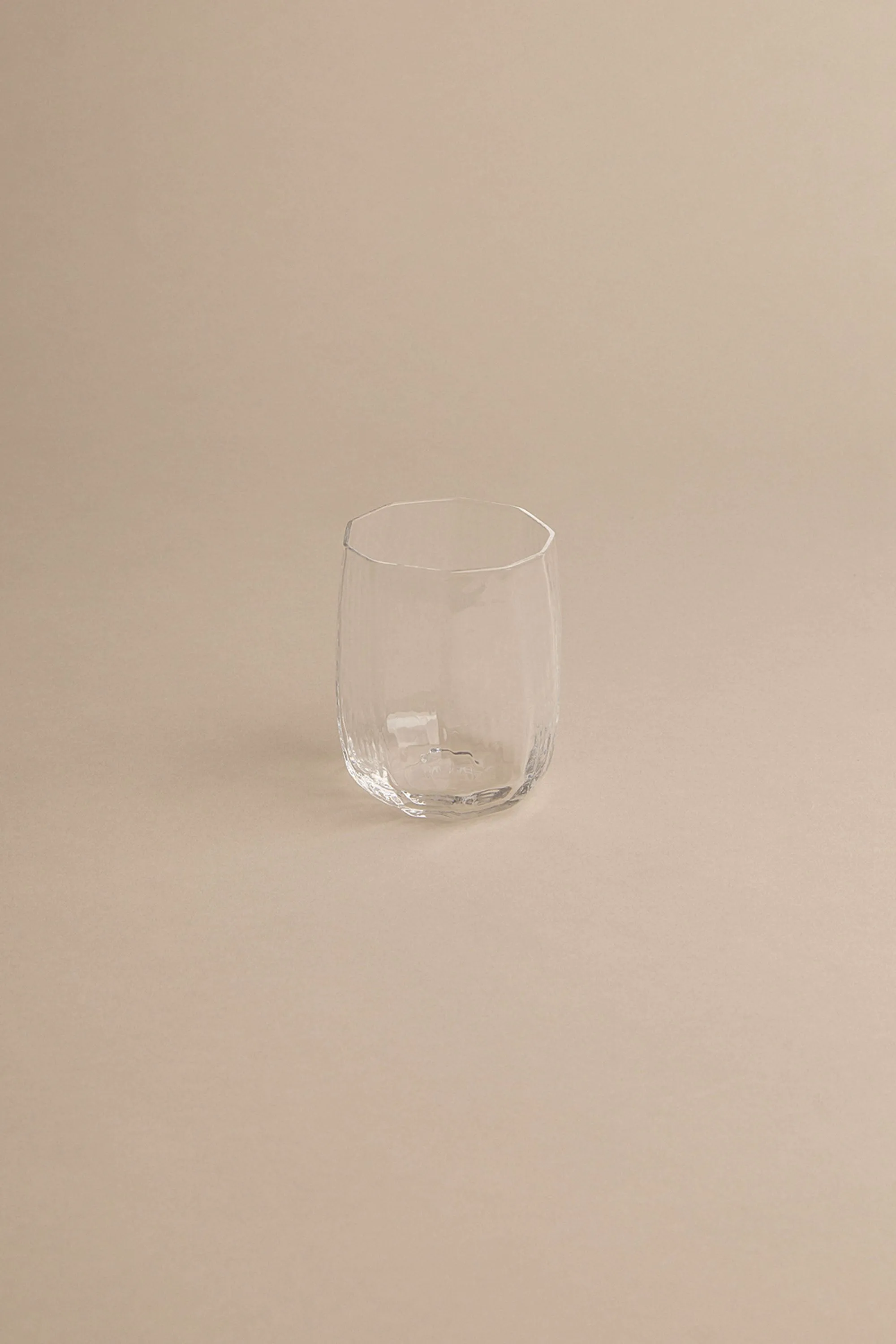 SCULPT TUMBLER GLASS