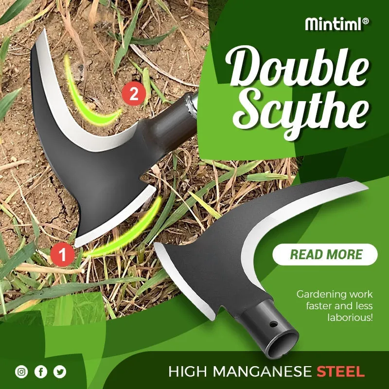 ScytheX® | The Samurai Double Sickle Garden & Weeding Tool