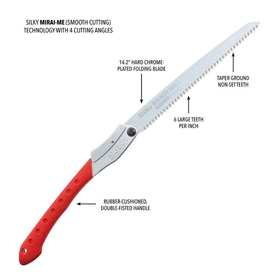 Silky BigBoy 360mm Large Tooth Folding Pruning Saw