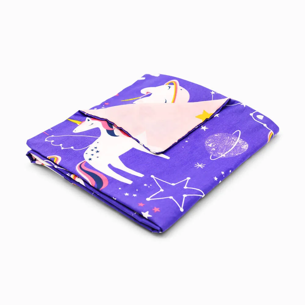 Space Unicorn Anxiety Weighted Blanket Cover