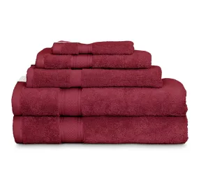 St Regis 5 Piece 600GSM Cotton Towel Set Berry