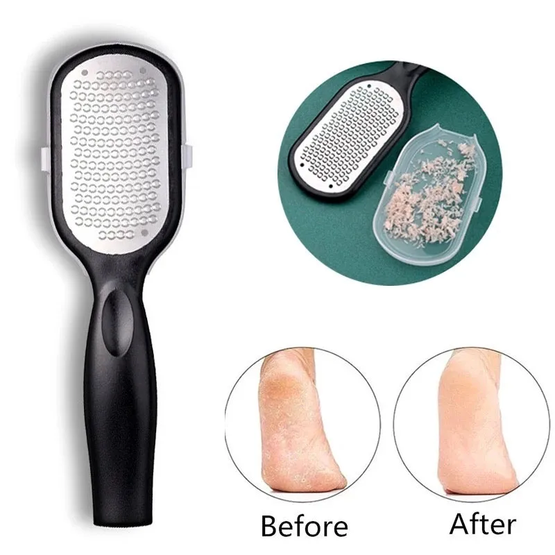 Stainless Steel Callus Remover Foot File Scraper Portable Multifunctional Foot File Foot Care Tools