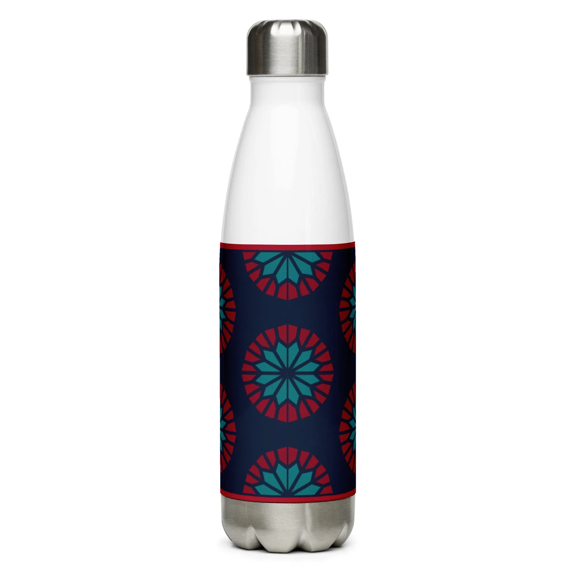 Stainless Steel Water Bottle - Geometric Sea Star