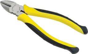 STANLEY 89-858 Diagonal Cutting Plier, 6 in OAL, 13/16 in Cutting Capacity, Black Handle, Slip-Resistant Handle :CD 1: QUANTITY: 1