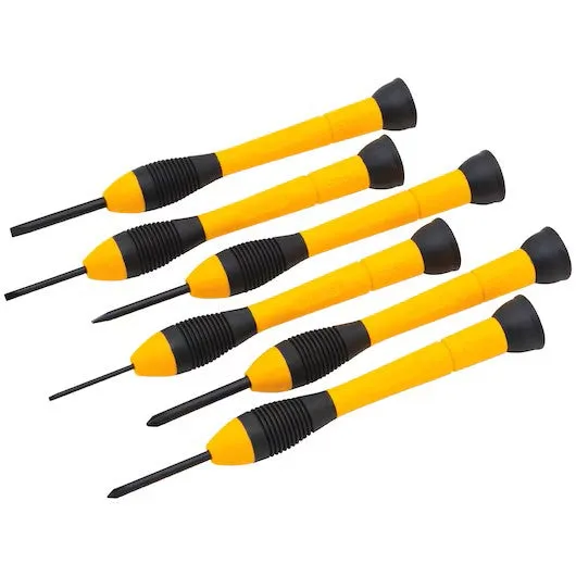 Stanley | Screwdriver Set Precision 6Pc Bi-Mat