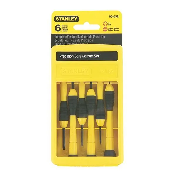 Stanley | Screwdriver Set Precision 6Pc Bi-Mat