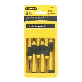 Stanley | Screwdriver Set Precision 6Pc Bi-Mat