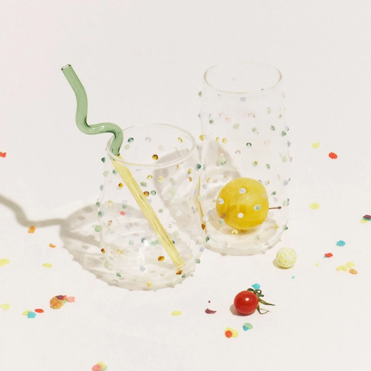 Sugar Coated Confetti Handmade Glass