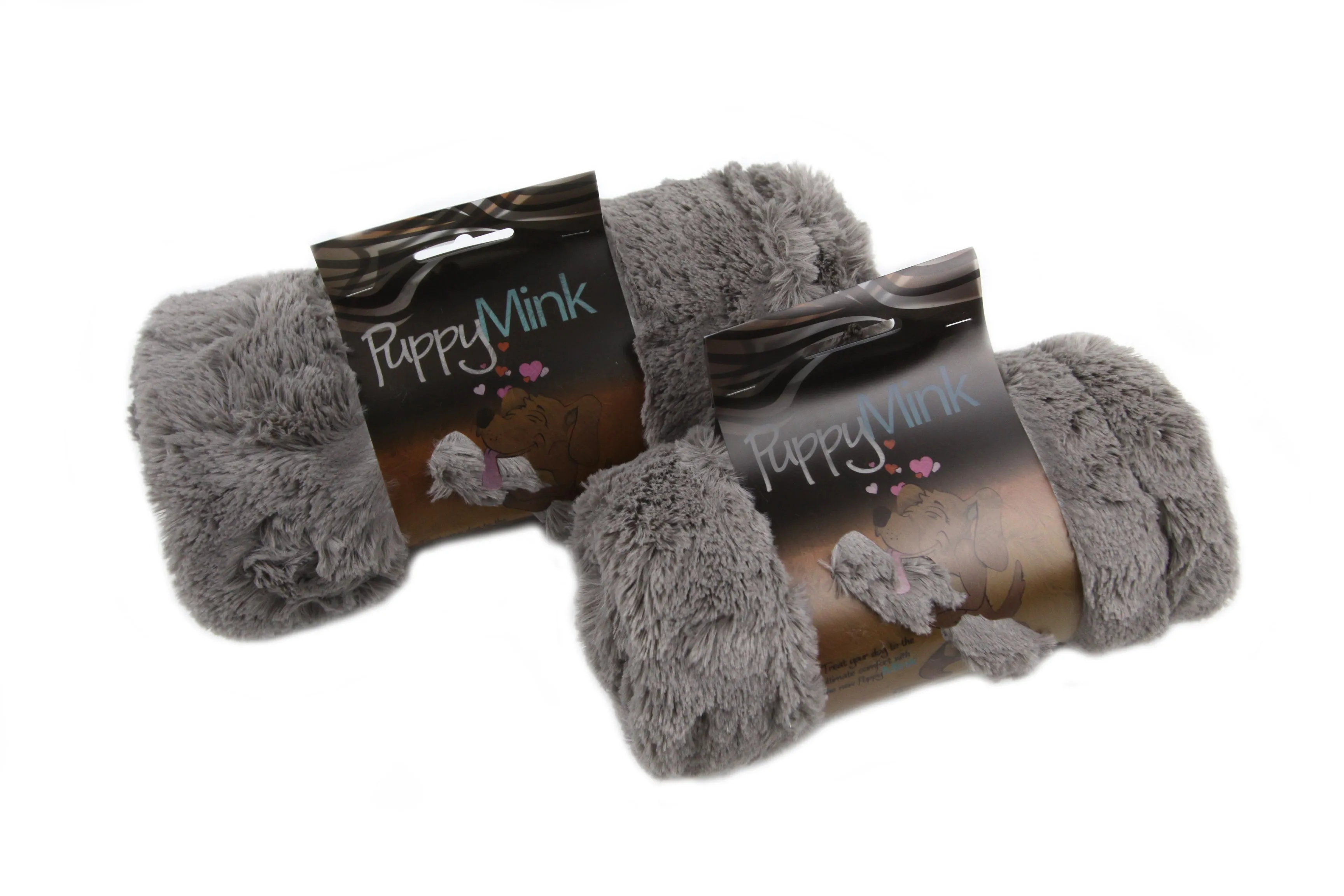 T&S Puppy or Kitty Mink Blanket - Grey, Cream or Mushroom