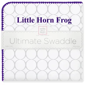 Ultimate Swaddle Blanket - Texas Christian - Little Horn Frog