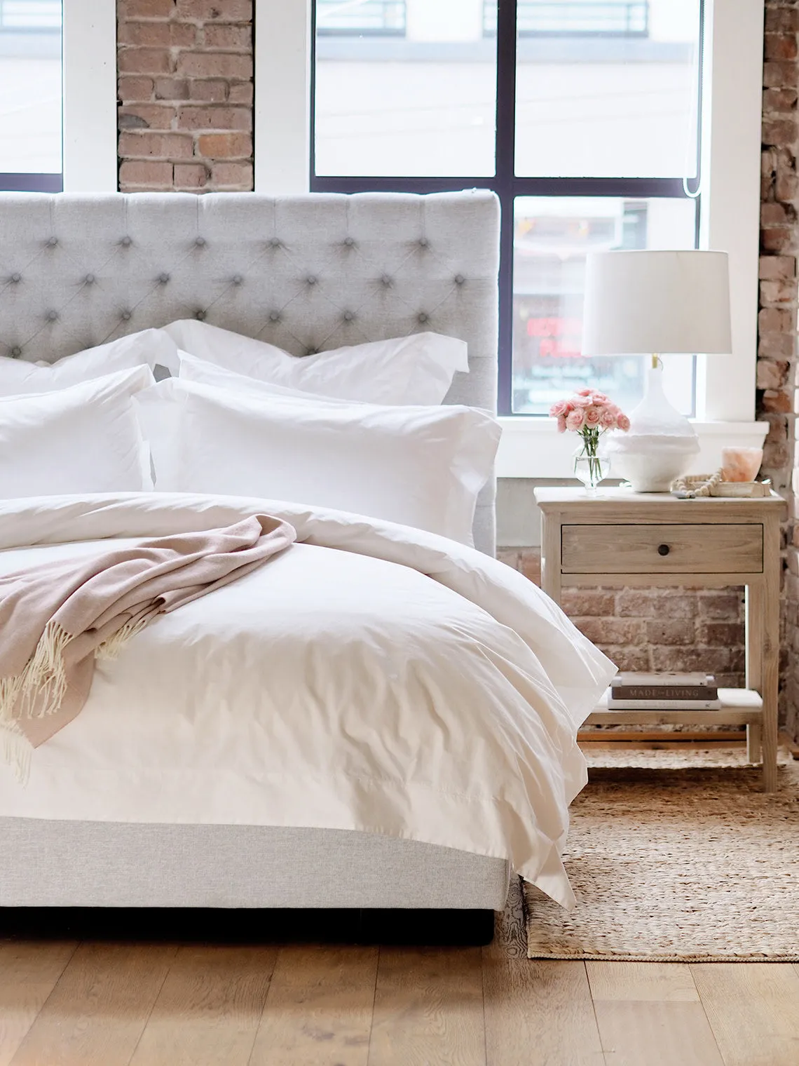 Venice Bedding by The Cross | White