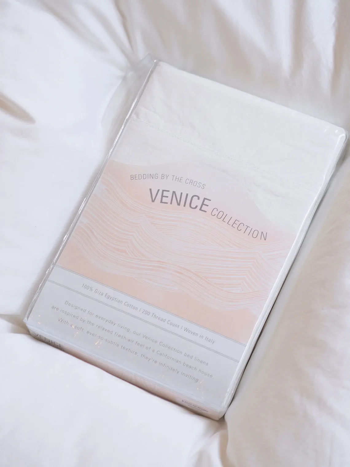 Venice Bedding by The Cross | White