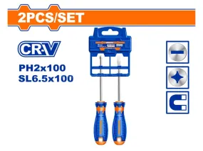 WADFOW 2 Pcs screwdriver set WSS1302