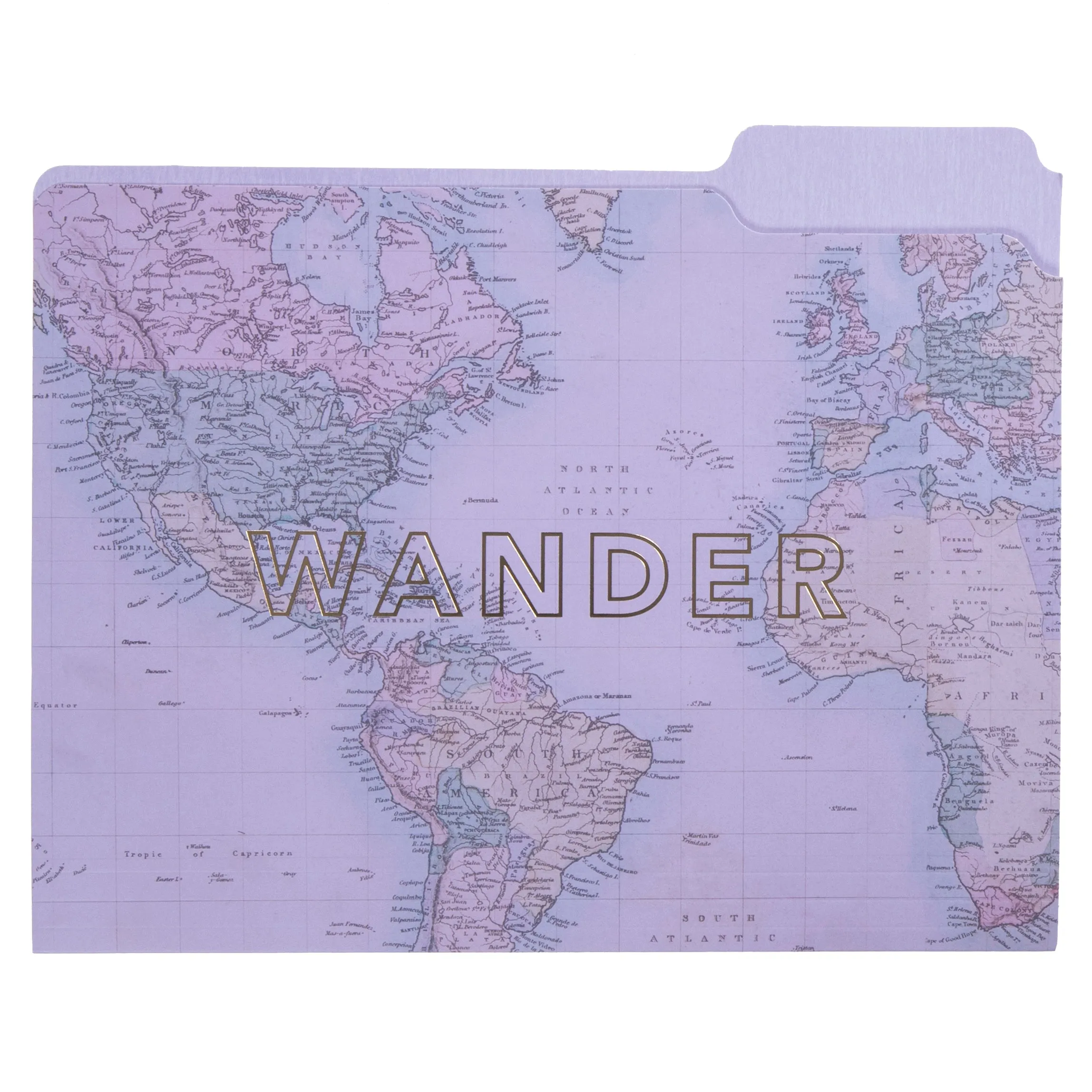 Wanderlust File Folder Set