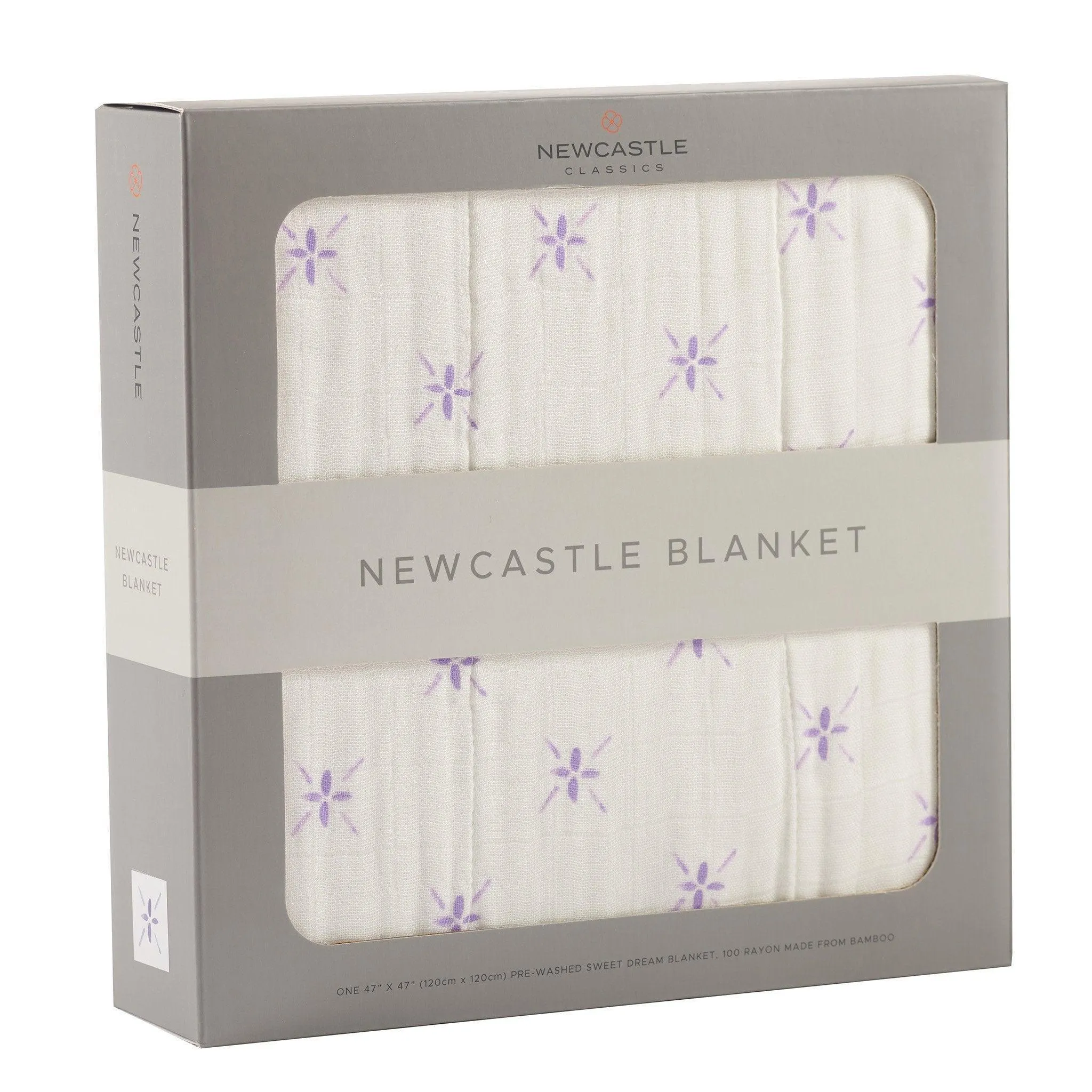 Watercolor Star and White Newcastle Blanket