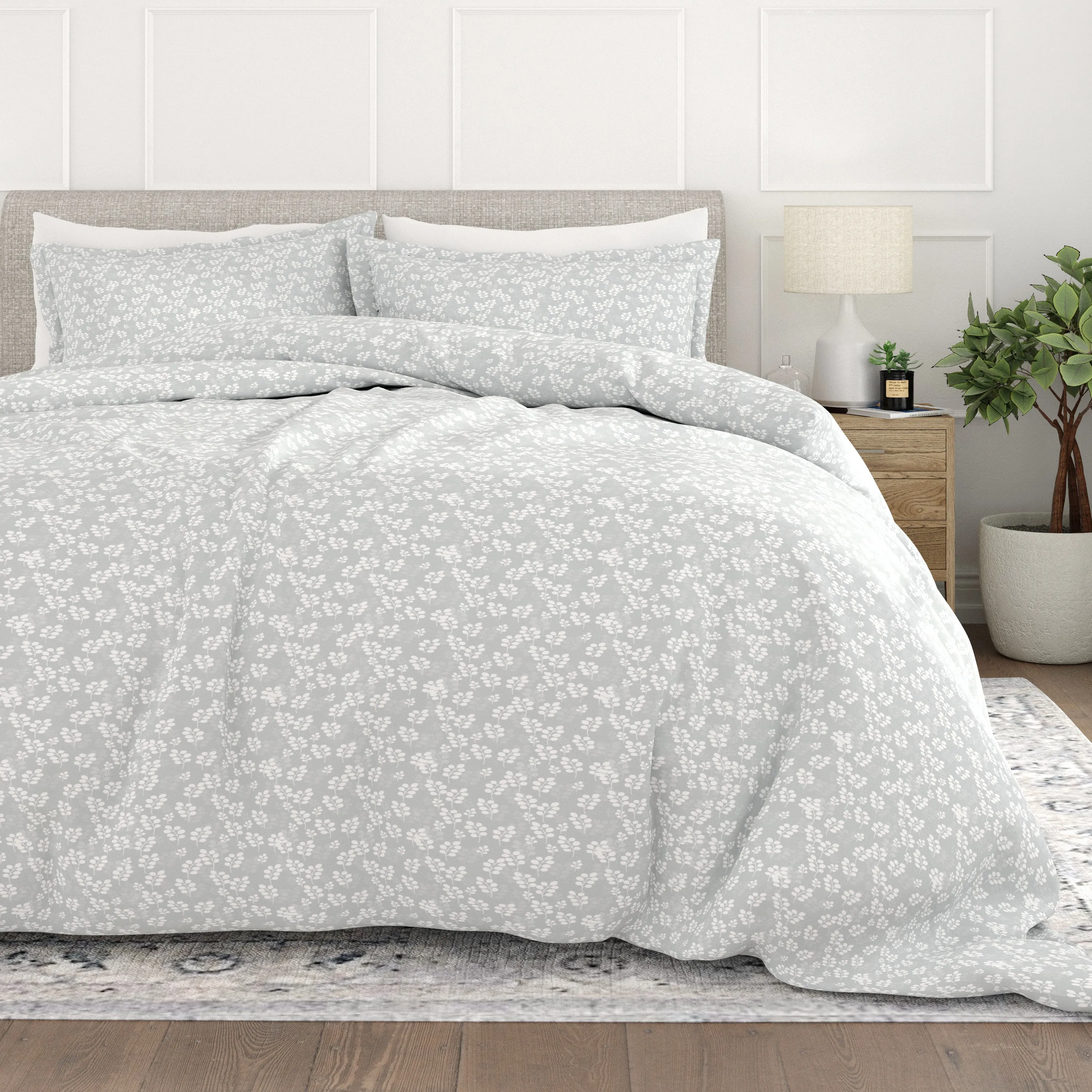 Wheatfield Pattern 3-Piece Duvet Cover Set