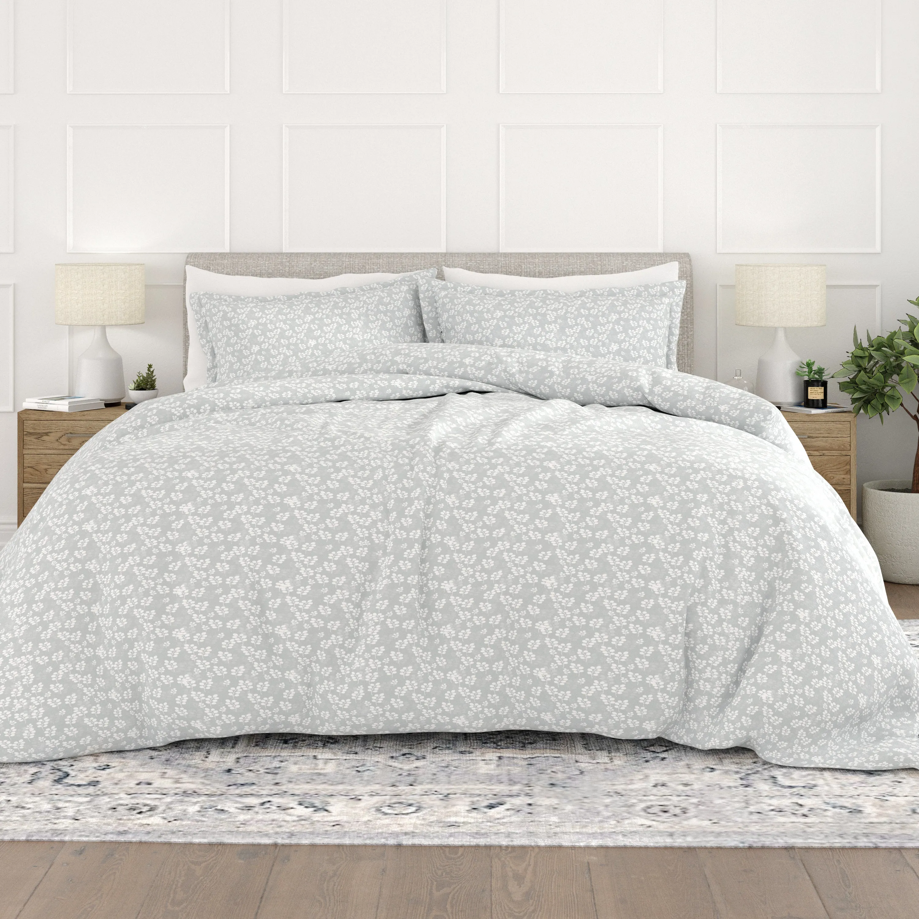 Wheatfield Pattern 3-Piece Duvet Cover Set