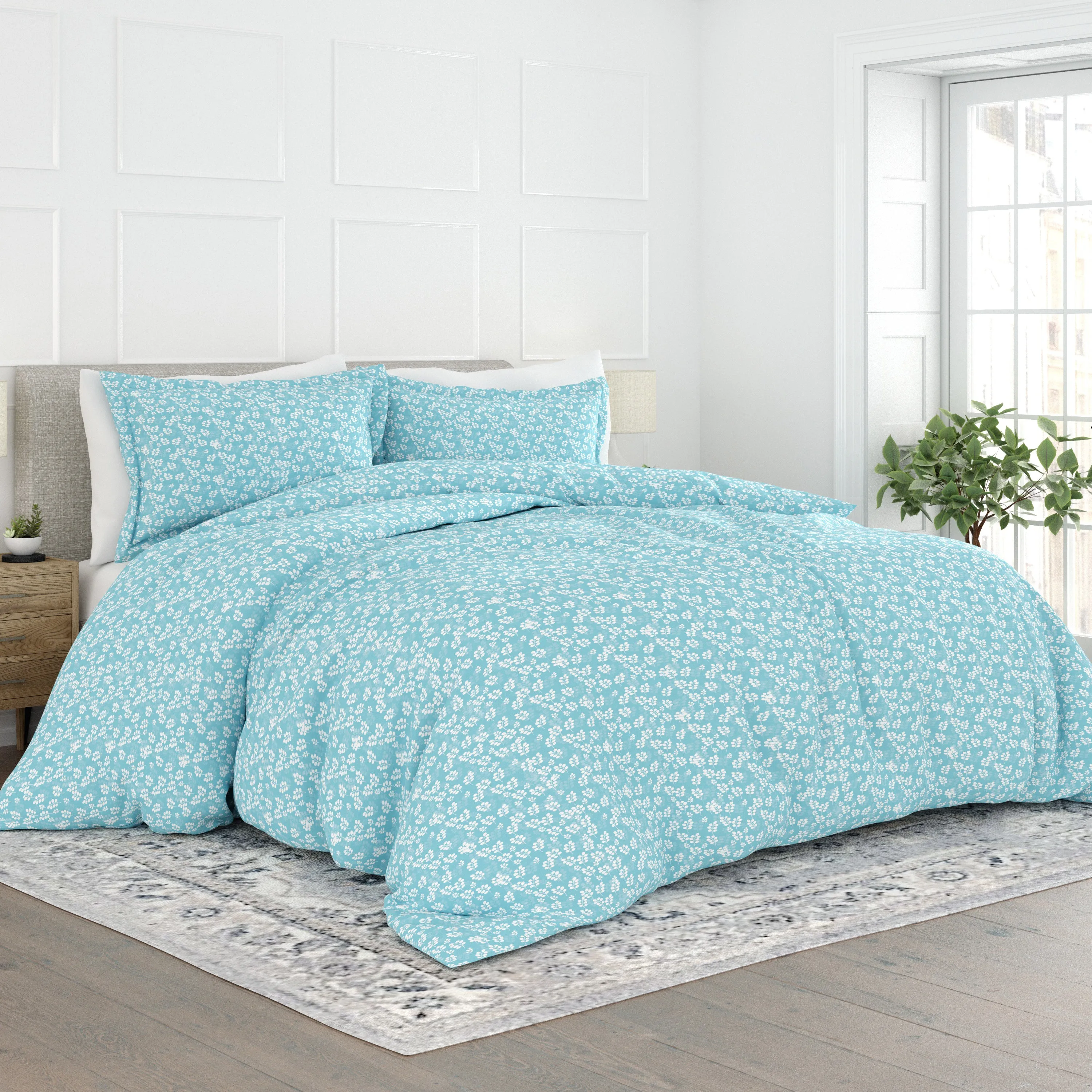 Wheatfield Pattern 3-Piece Duvet Cover Set