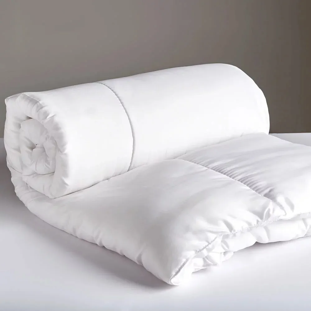 White Comforter Super King piece 100% Cotton 300TC Fabric  Soft Filling - (260 X 260 CM) - White