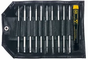 Wiha SYSTEM 4 ESD Screwdriver Set 11pcs